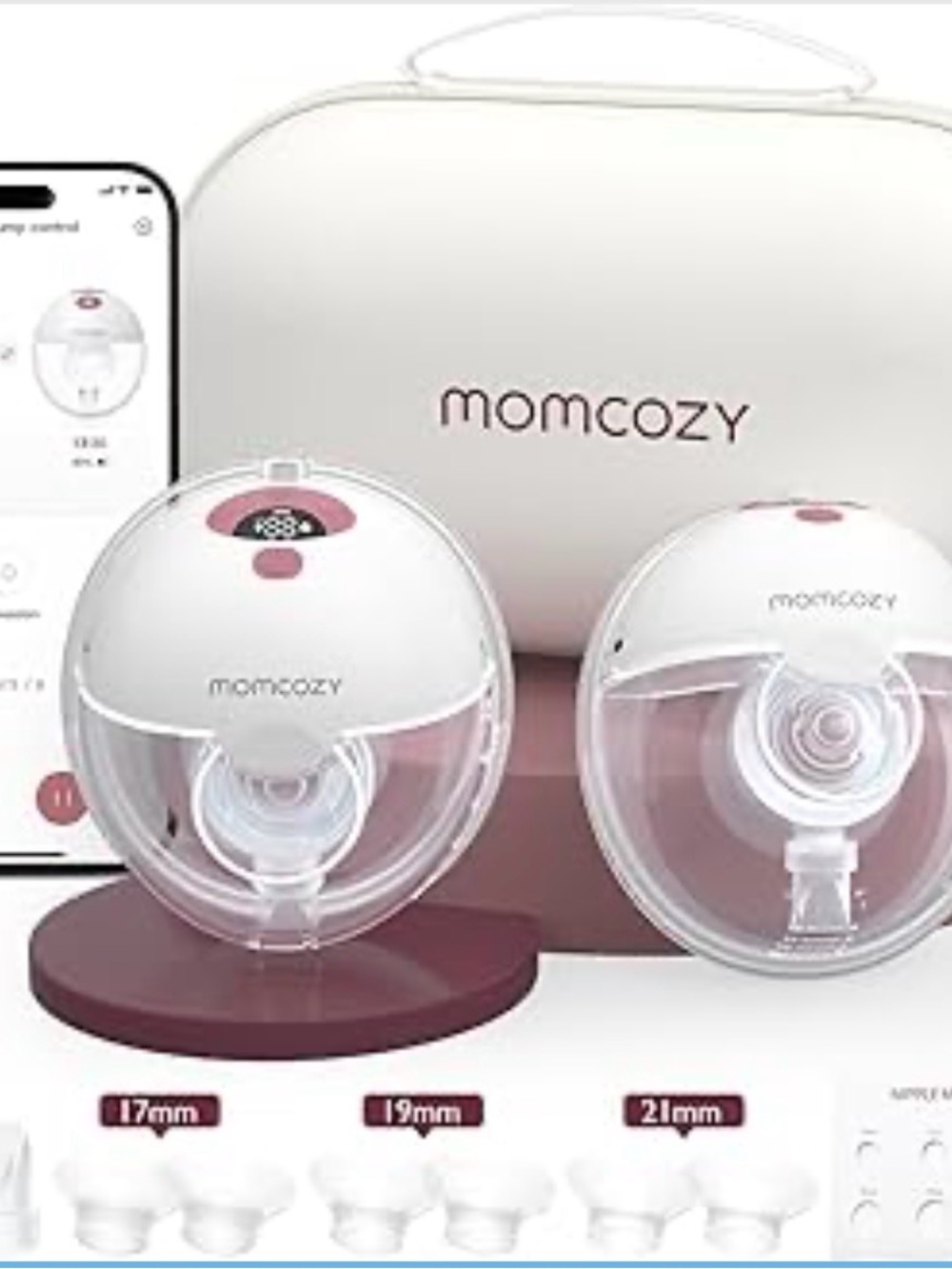 Momcozy M5 Wearable Breast Pump Hands-Free Portable Breastfeeding Pump